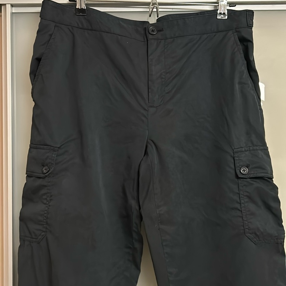 Wide leg cargo pants slouchy